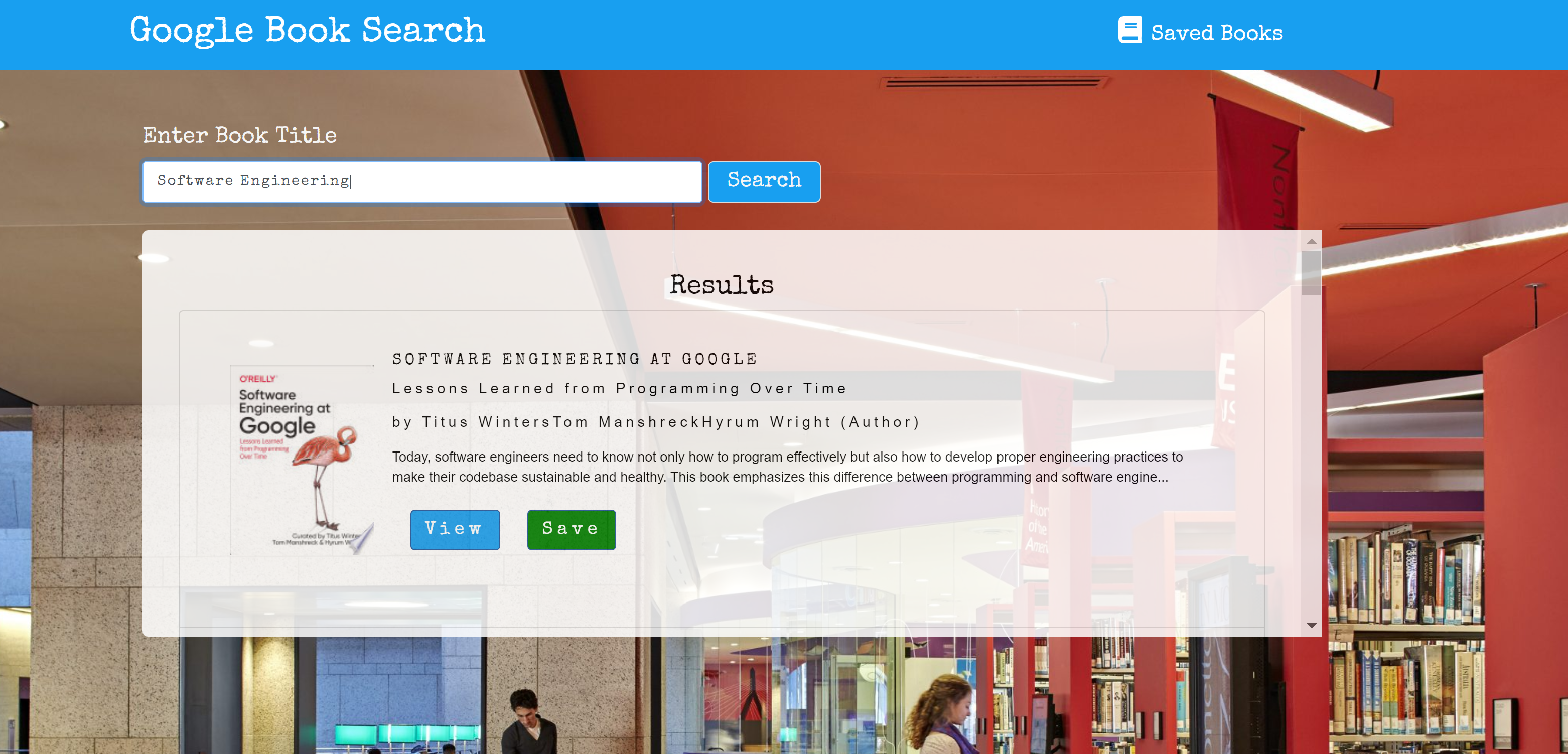 portfolio gallery image with hyperlinked buttons